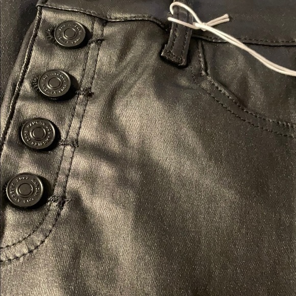Last 1‼️ Button Fly High Rise Leather Skinny’s - Picture 4 of 5